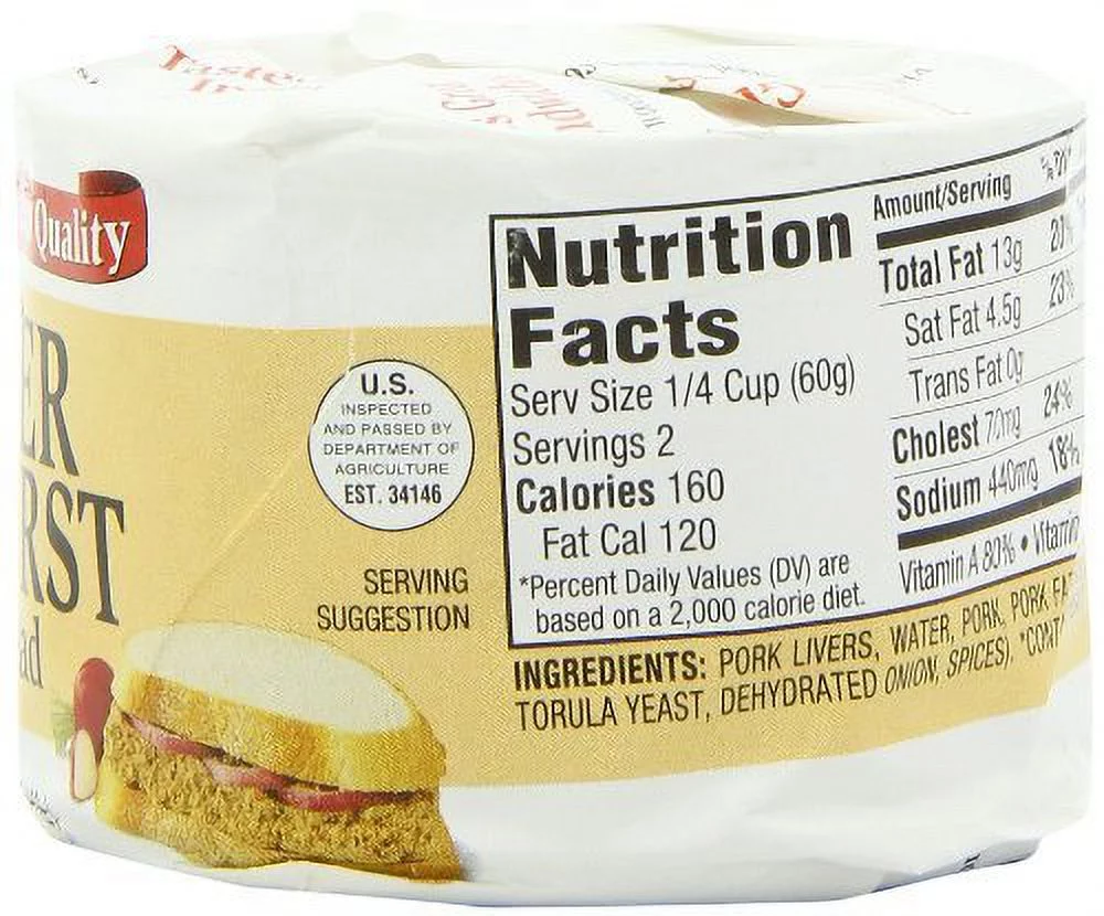 Liverwurst Spread 4.25 Ounce (Pack Of 2)