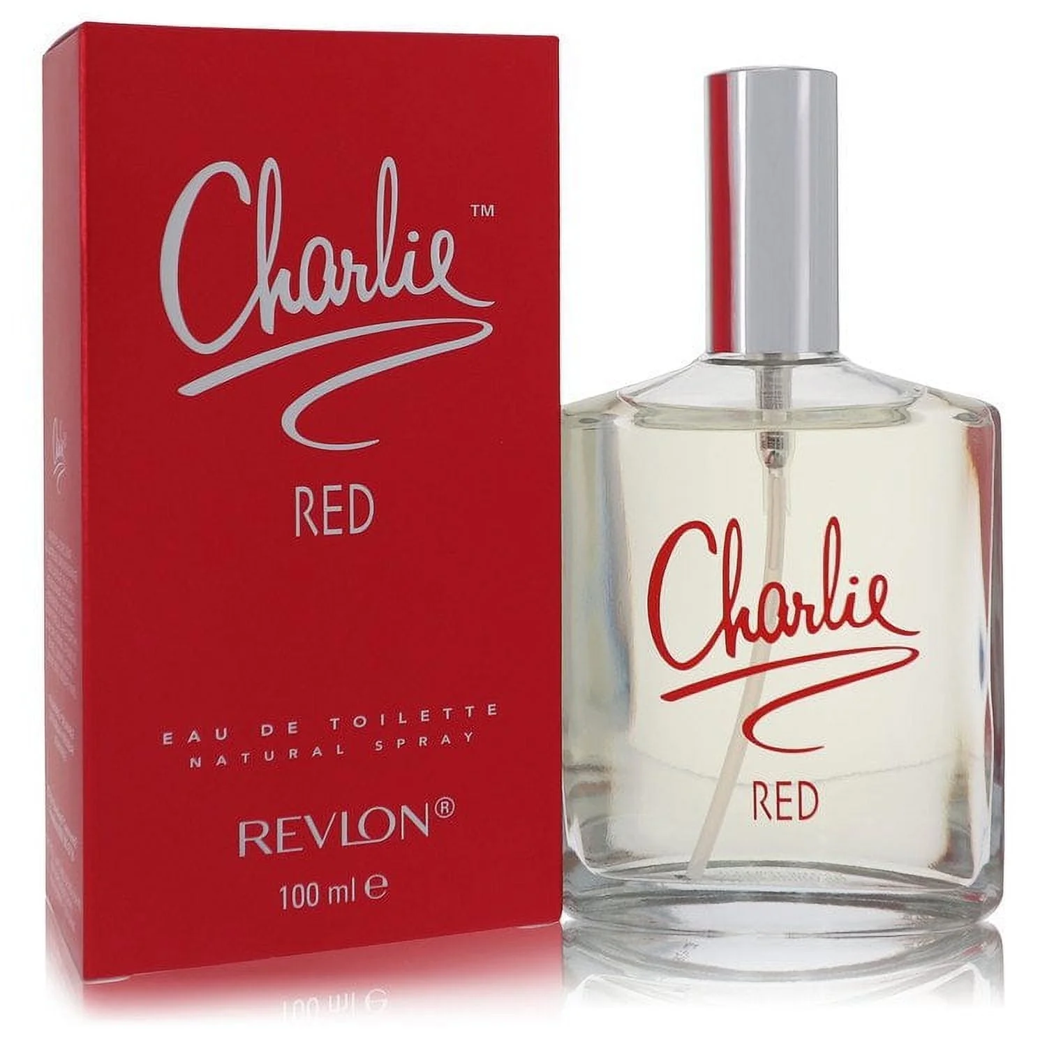 CHARLIE RED by Revlon Eau De Toilette Spray 3.3 oz for Women Pack of 4