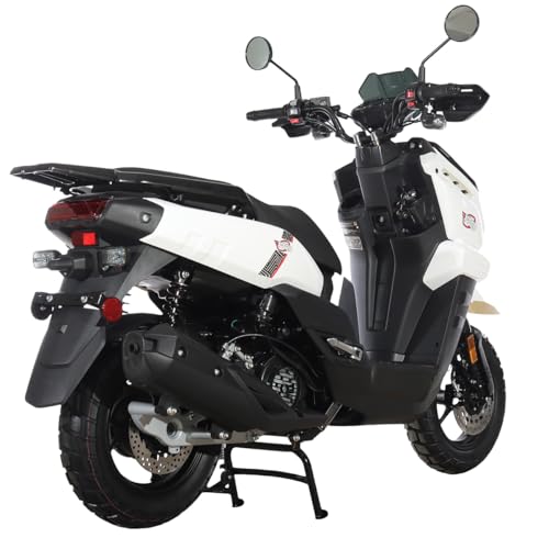 X-PRO Gas Adult Moped Tank 200 Gas Moped Street Bike,12