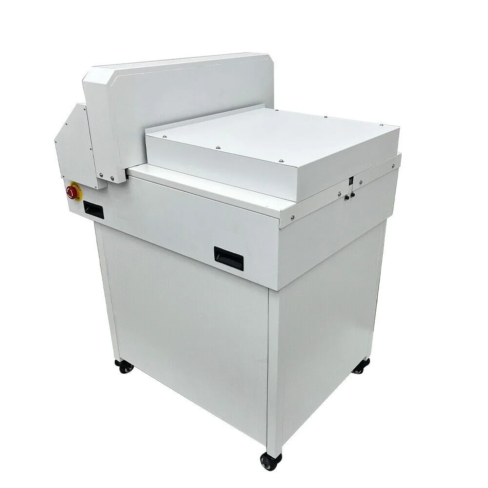 PreAsion Electric Heavy Paper Cutter 17.7''/45cm CNC Paper Cutting Machine Double Key Cutting 110V