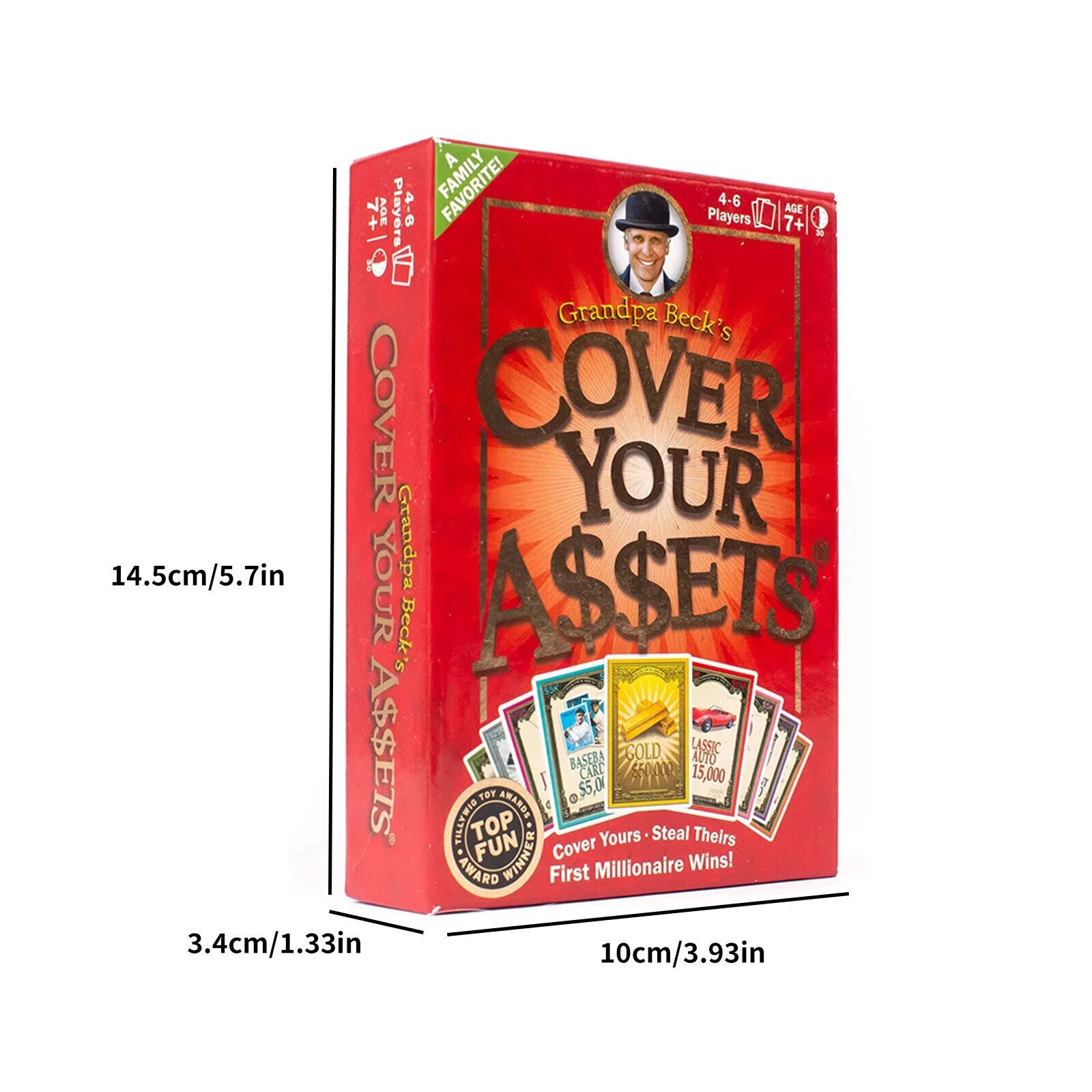 Grandpa Becks Cover Your Assets Card Game Fun Family-Friendly Set Collecting Toy
