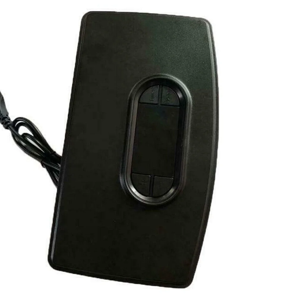 Oukaning Mini Heater,1000W Fireplace Heater Electric Stove with 3 gear Fast Heating System Aluminum(Black)