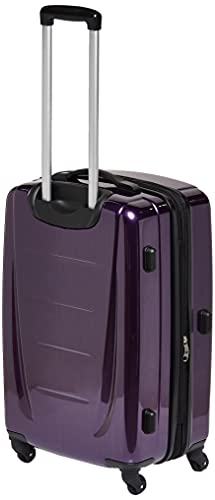 Samsonite Winfield 2 Hardside Expandable Luggage with Spinner Wheels, Brushed Anthracite, Checked-Large 28-Inch
