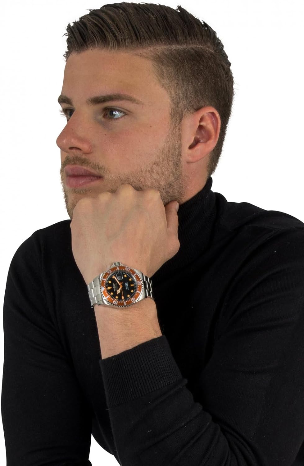 Invicta Men's 22022 Pro Diver Analog Display Quartz Silver Watch