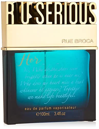 Rue Broca R U Serious Her for Women Eau de Parfum Spray, 3.4 Ounce