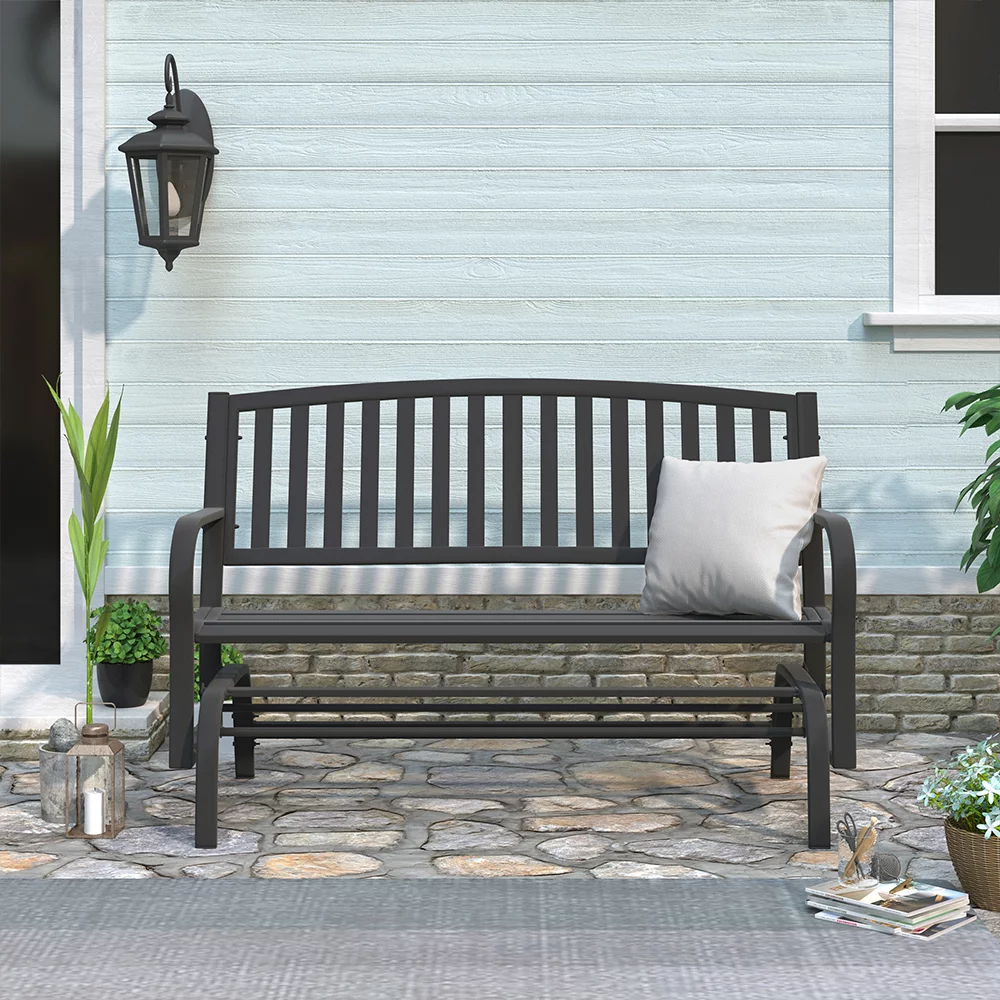 Abble Steel Glider Bench