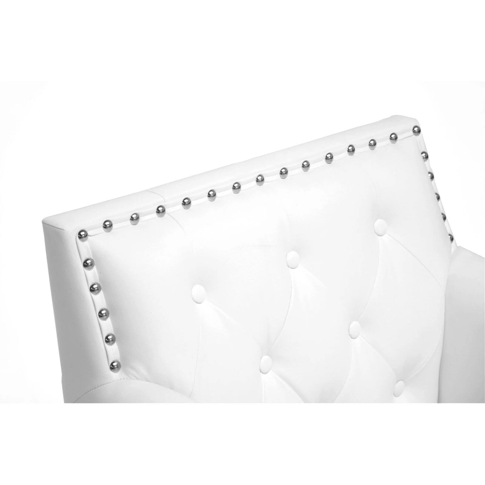 Baxton Studio Thalassa White Modern Arm Chair