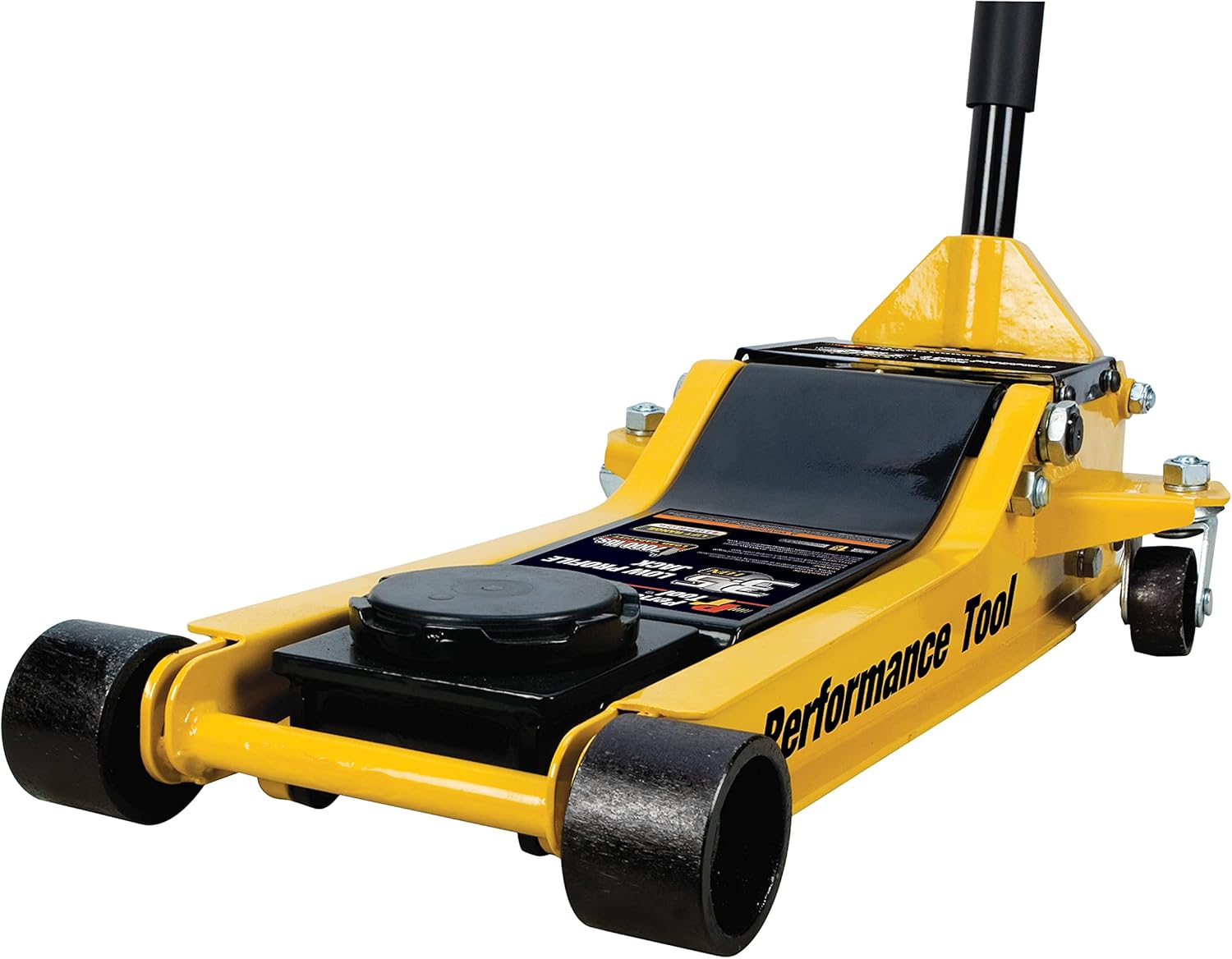 Performance Tool W1645 Professional Low-Profile Swiveling Floor Jack, 3.5-Ton Capacity