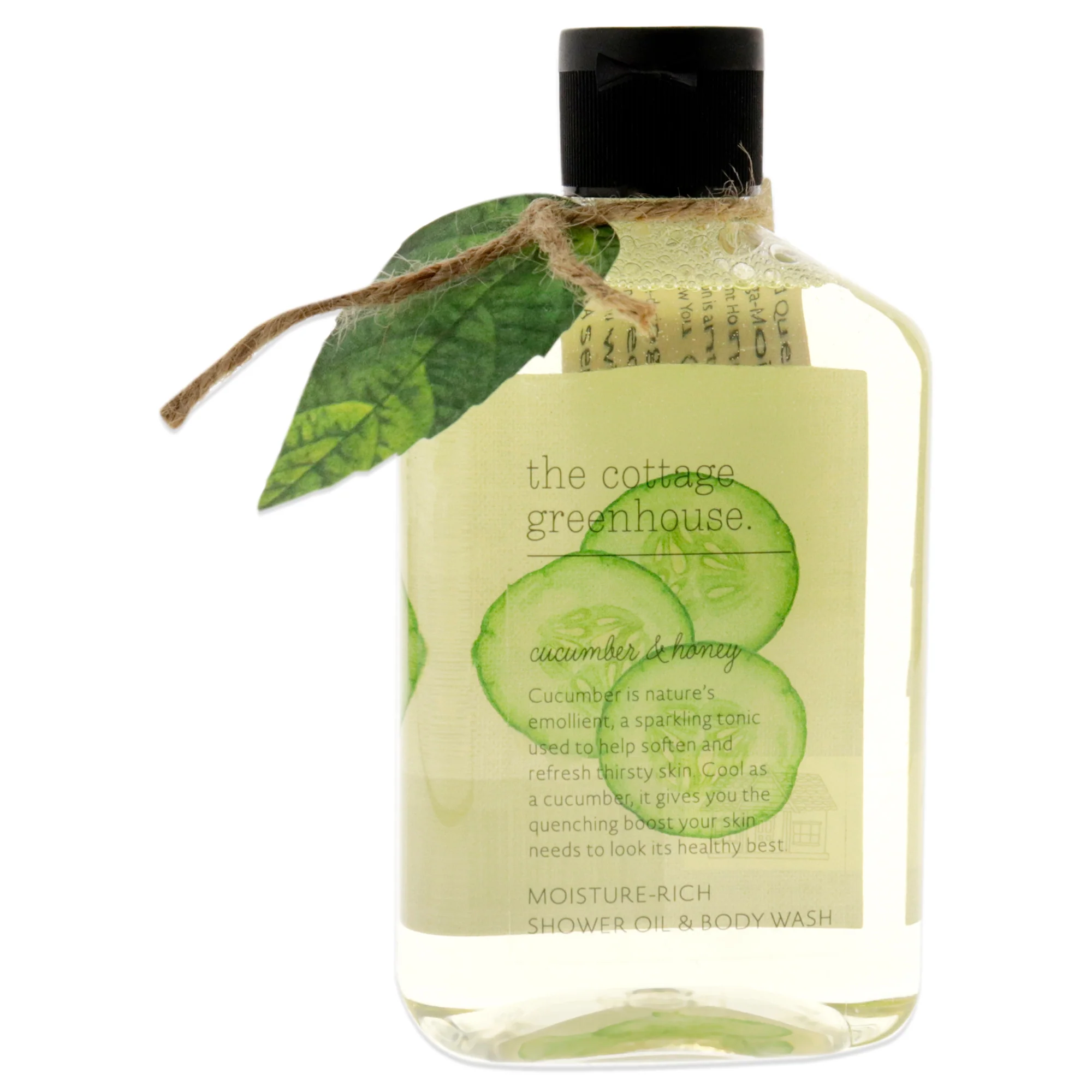 Rich and Repair Body Wash - Cucumber and Honey by The Cottage Greenhouse for Unisex - 11.5 oz Body Wash