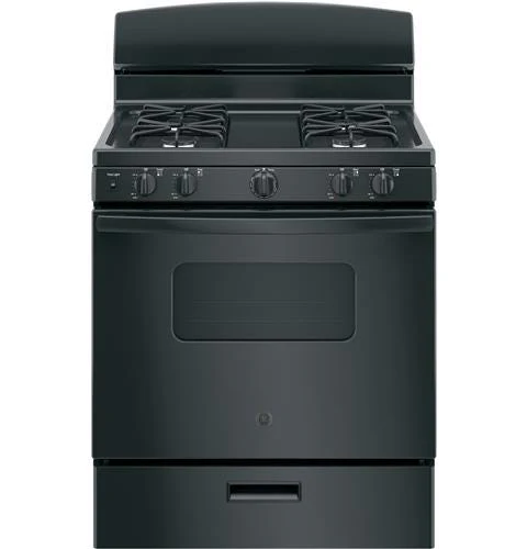 GE 30″ Free-Standing Front Control Gas Range JGBS10DEMBB