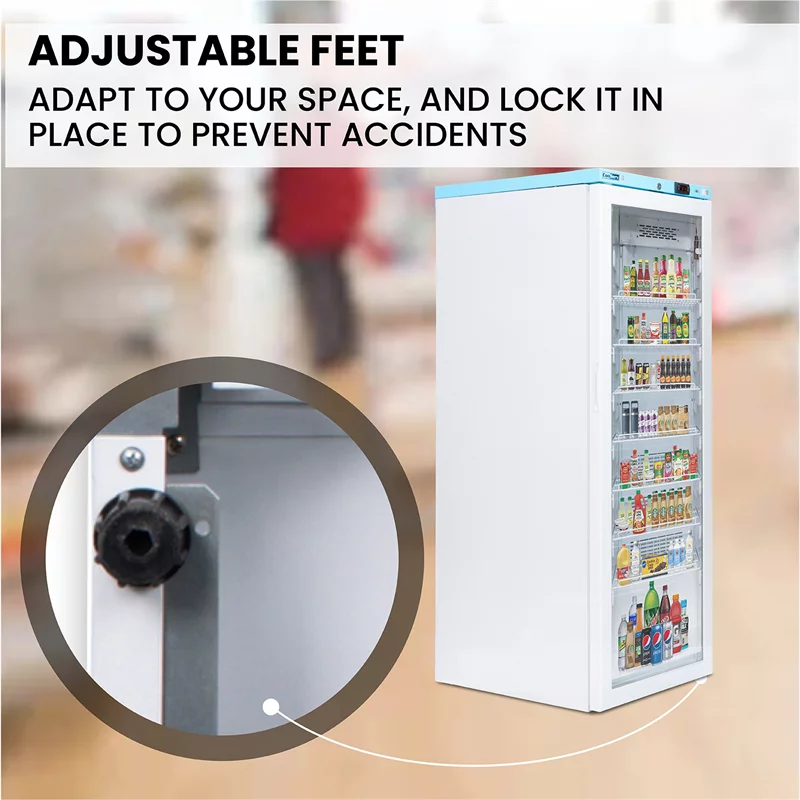 Conserv 12.7cu.ft. Commercial Refrigerator with Glass Door and Temperature Alarm