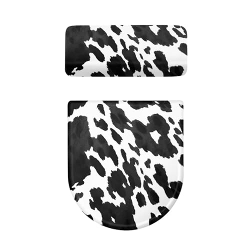 Christmas Bow Bell Toilet Tank Lid Cover and Toilet Seat Lid Cover 2 Pcs Set Toilets Covers with Elastic Cloth Fits Most Toilets Tanks & Lids