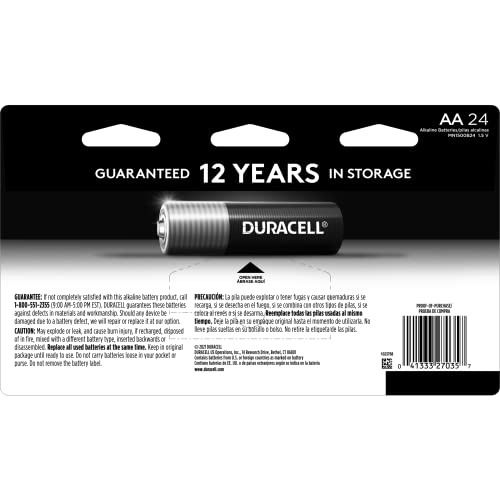 Duracell Coppertop AA + AAA Batteries, 56 Count (Pack of 1). Re-closable pack for easy access and organized storage.1 pack contains 28 Double A Batteries and 28 Triple A Batteries.