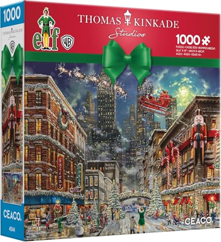 Ceaco - Thomas Kinkade Christmas - Elf - 1000 Piece Jigsaw Puzzle