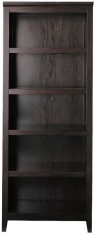 Threshold Carson 5 Shelf Bookcase, Espresso