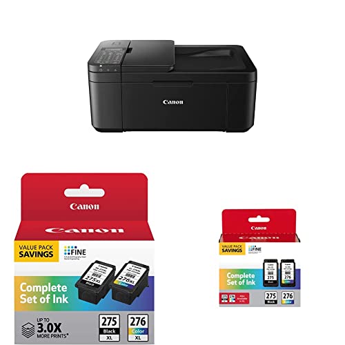 Canon PIXMA TR4720 All-in-One Wireless Printer Home use, with Auto Document Feeder, Mobile Printing and Built-in Fax, White