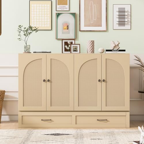 Full Size Murphy Bed Cabinet, Solid Wood Murphy Bed with Charging Station and Large Storage Drawer, Wall Mounted Foldable Platform Bed, Space Saving for Guest Room, Office, Gray