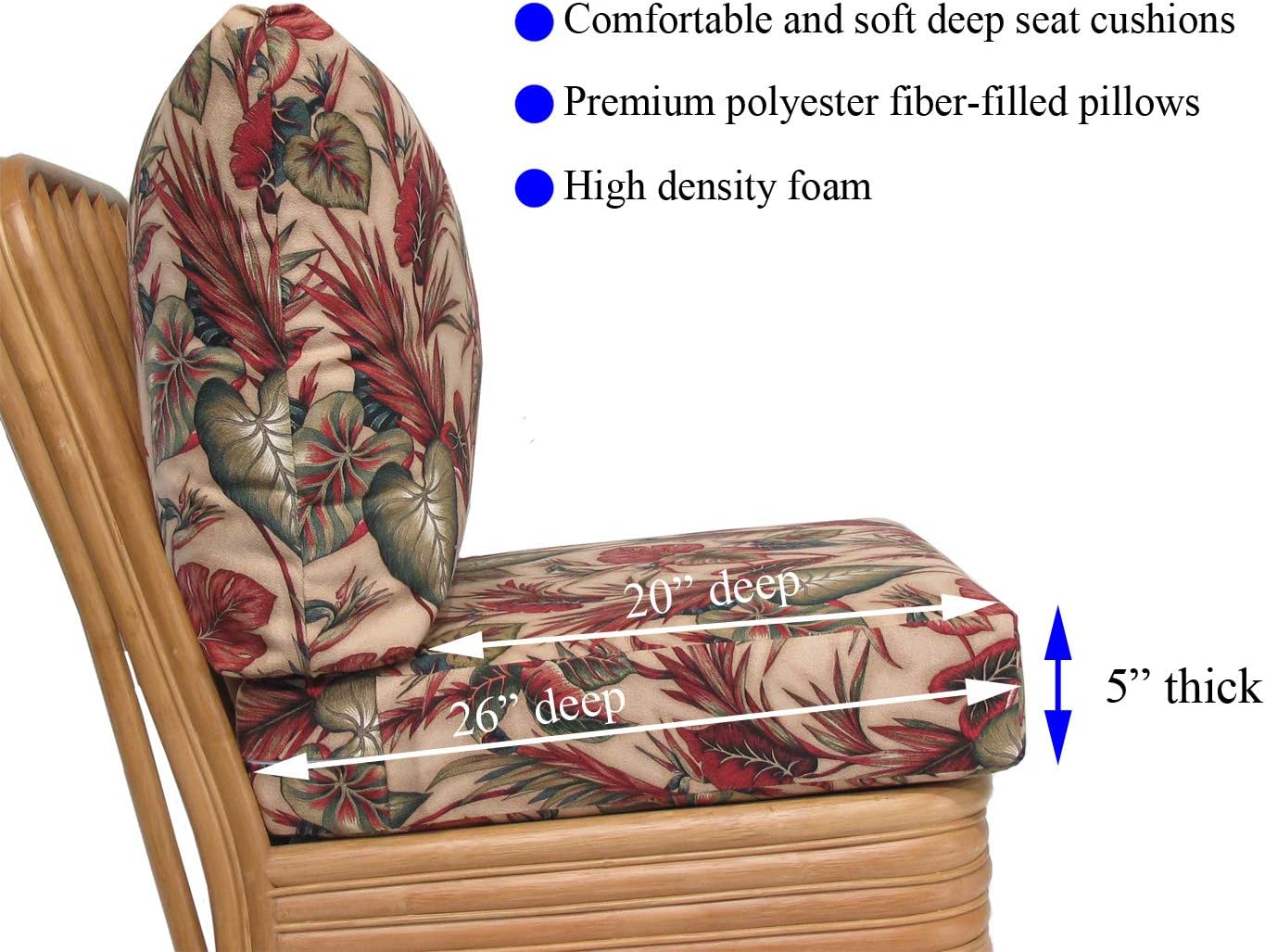 Rattan Living Room Furniture Loveseat (#1791H-IF)