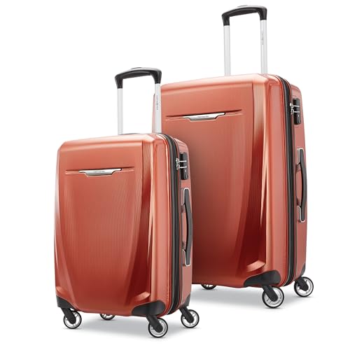 Samsonite Winfield 3 DLX Hardside Expandable Luggage with Spinners, Silver, Carry-On 20-Inch