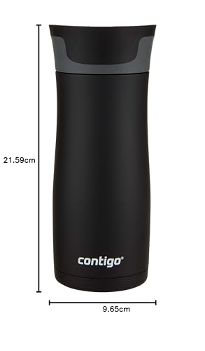 Contigo AUTOSEAL West Loop Vacuum-Insulated Stainless Steel Travel Mug with Easy-Clean Lid 20 oz Sake