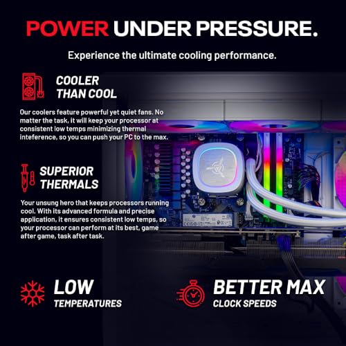 Skytech Gaming Azure 3 Desktop PC, Ryzen 7 9700X 3.8 GHz (5.5GHz), NVIDIA RTX 5060, 1TB NVMe SSD, 32GB DDR5 RAM 6000 RGB, 850W Gold ATX 3 PSU, 360mm ARGB AIO, Wi-Fi, Win 11