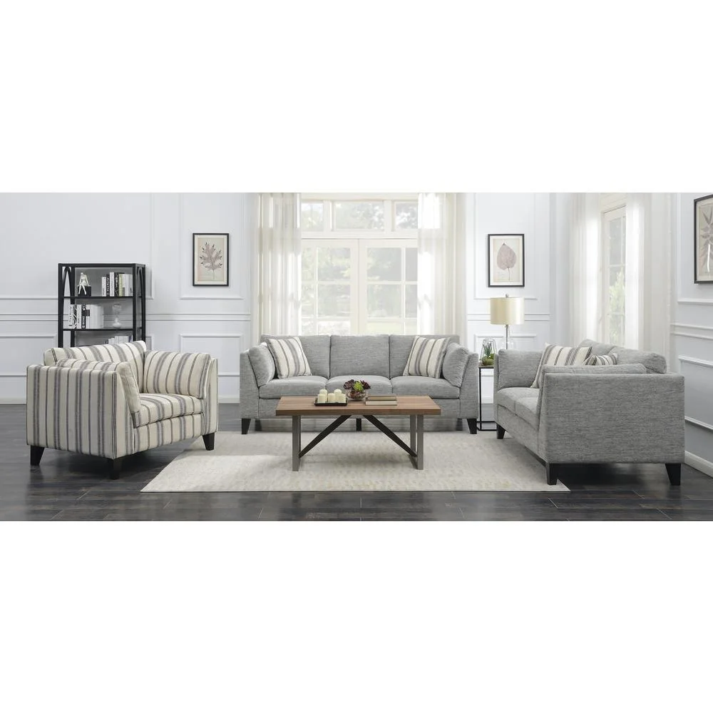 Wallace & Bay Doyle Loveseat, Gray
