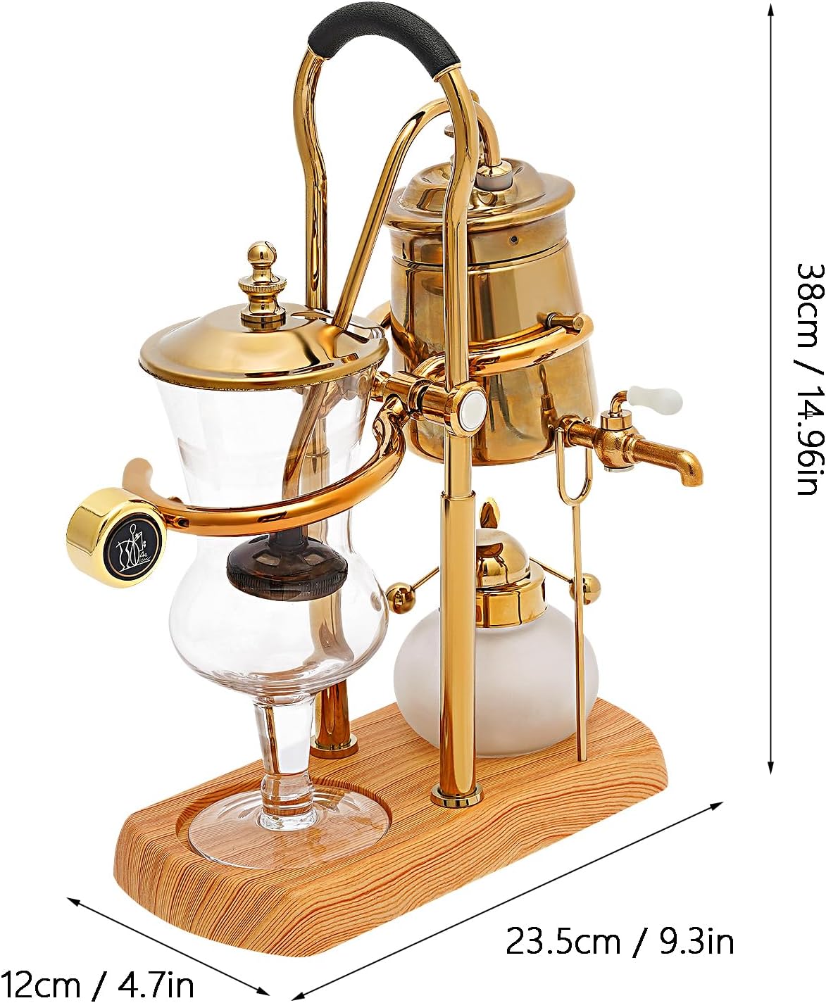 Belgian Belgium Luxury Royal Family Balance Syphon Siphon Coffee Maker,Belgium Family Balance Siphon,Syphon Coffee Maker,Antique Double Ridged Fulcrum,Belgian Coffee Maker,Coffee Machine,US Stock