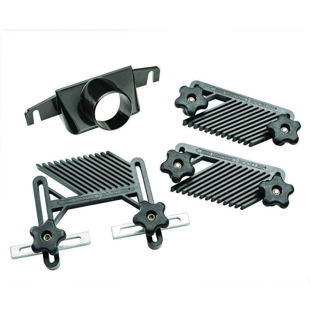 Rockler Router Table Accessory Kit Kit Includes Fence Featherboards Router Table Featherboards & Easy-mount Dust Port Router Table Acces