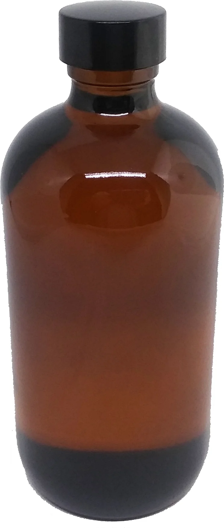African Musk Scented Body Oil Fragrance [Regular Cap - Brown Amber Glass - Green - 8 oz.]