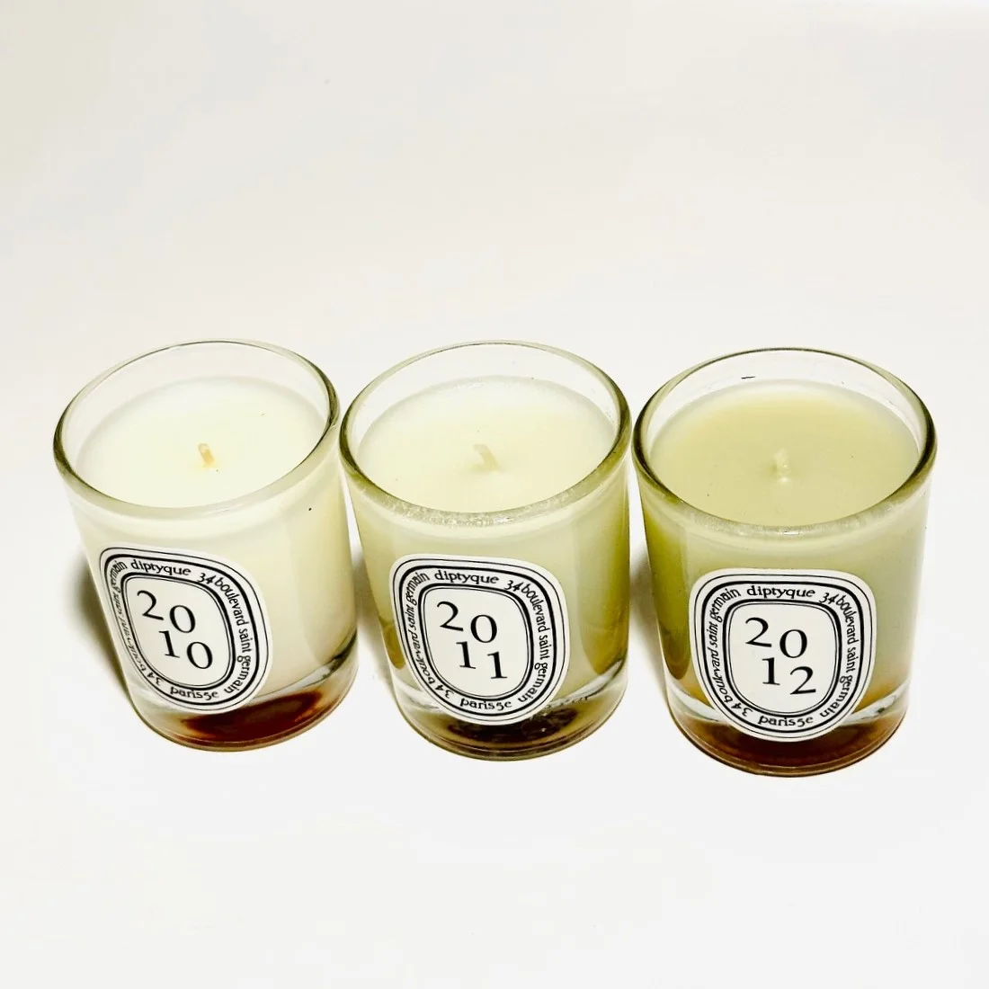 Diptyque Candles Set of 12 Pine Scent LTD EDT Years 2007-18 *See Description*