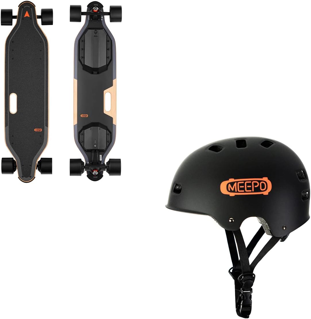 MEEPO V5 Electric Skateboard with Helmet