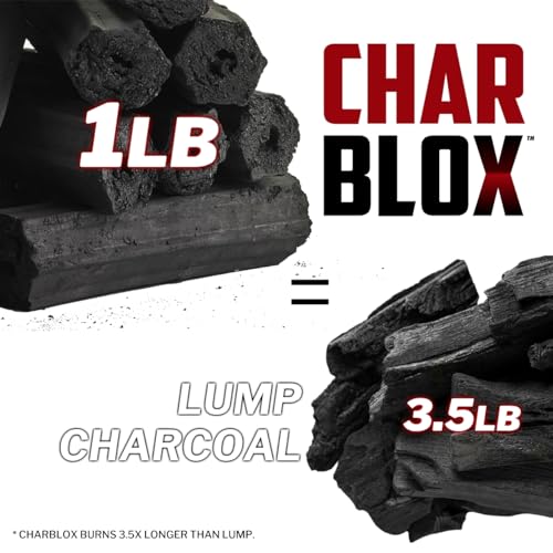 10LB Ultra Premium Grilling Charcoal Logs - 100% Natural, Lasts 5 Hours, Sustainable, for Grilling/BBQ/Smoker/Big Green Egg/Kamado/Ceramic Grill/Weber/Yakitori, Thai/Binchotan Alternative