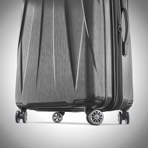 Samsonite Centric 2 Hardside Expandable Luggage with Spinner Wheels, Black, Carry-On 20-Inch