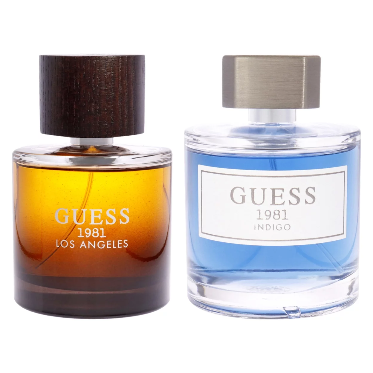 Guess Kit 2 Pc Kit - 3.4oz Guess 1981 Indigo EDT Spray, 3.4oz Guess 1981 Los Angeles EDT Spray