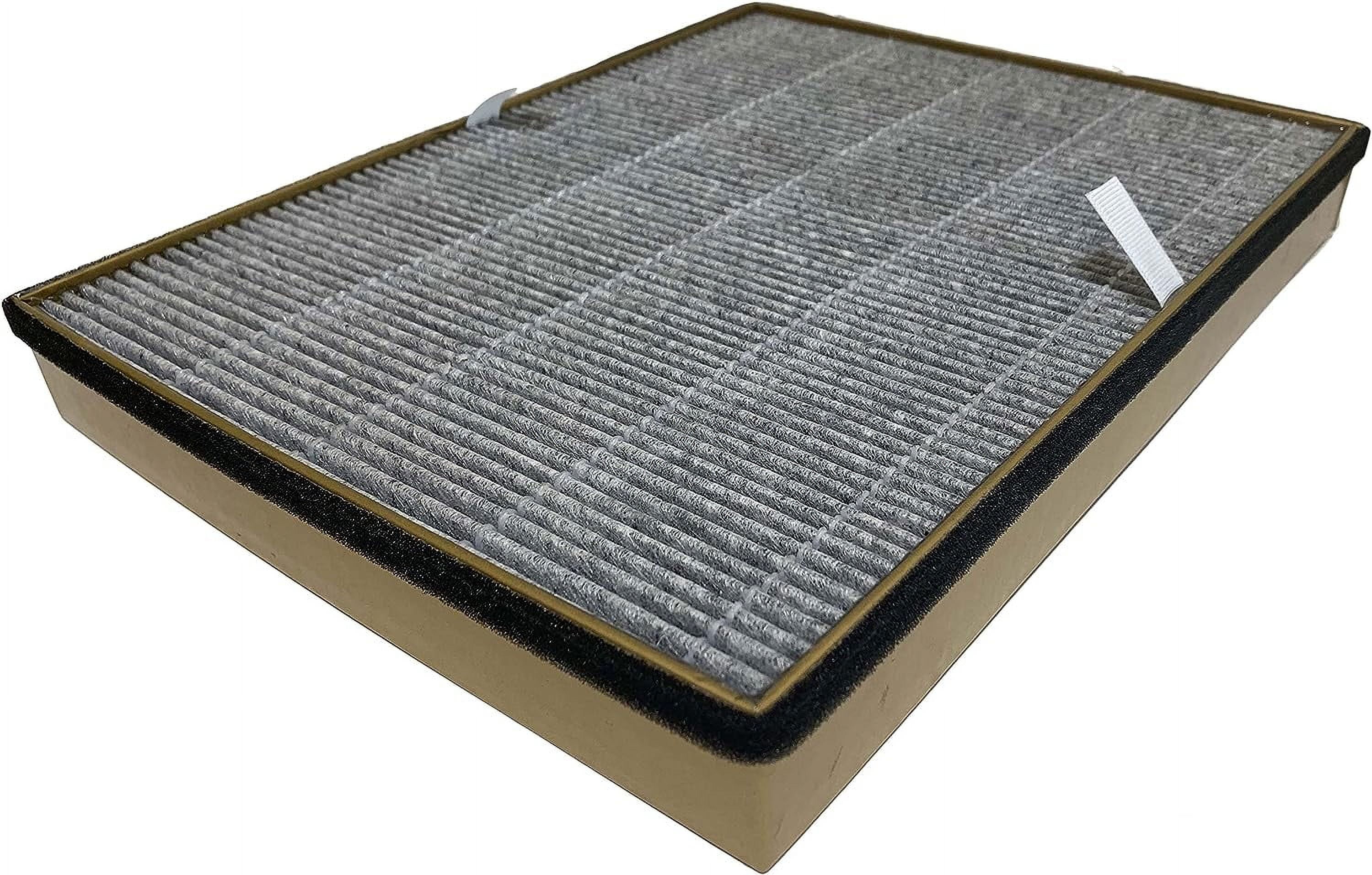 Nispira True HEPA Replacement Filter for Air Purifier, Compatible with TaoTronics TT-AP002, 2 Packs