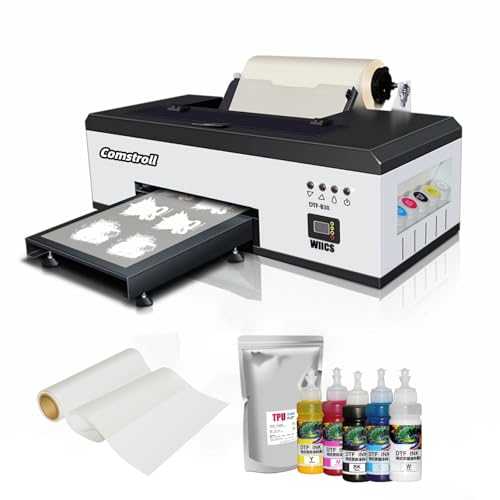 A3 R1390 DTF Printer Transfer Printing Machine with Automatic White Ink Agitation and Timed Circulation for DIY Printing, Direct to Film Printer (B30)