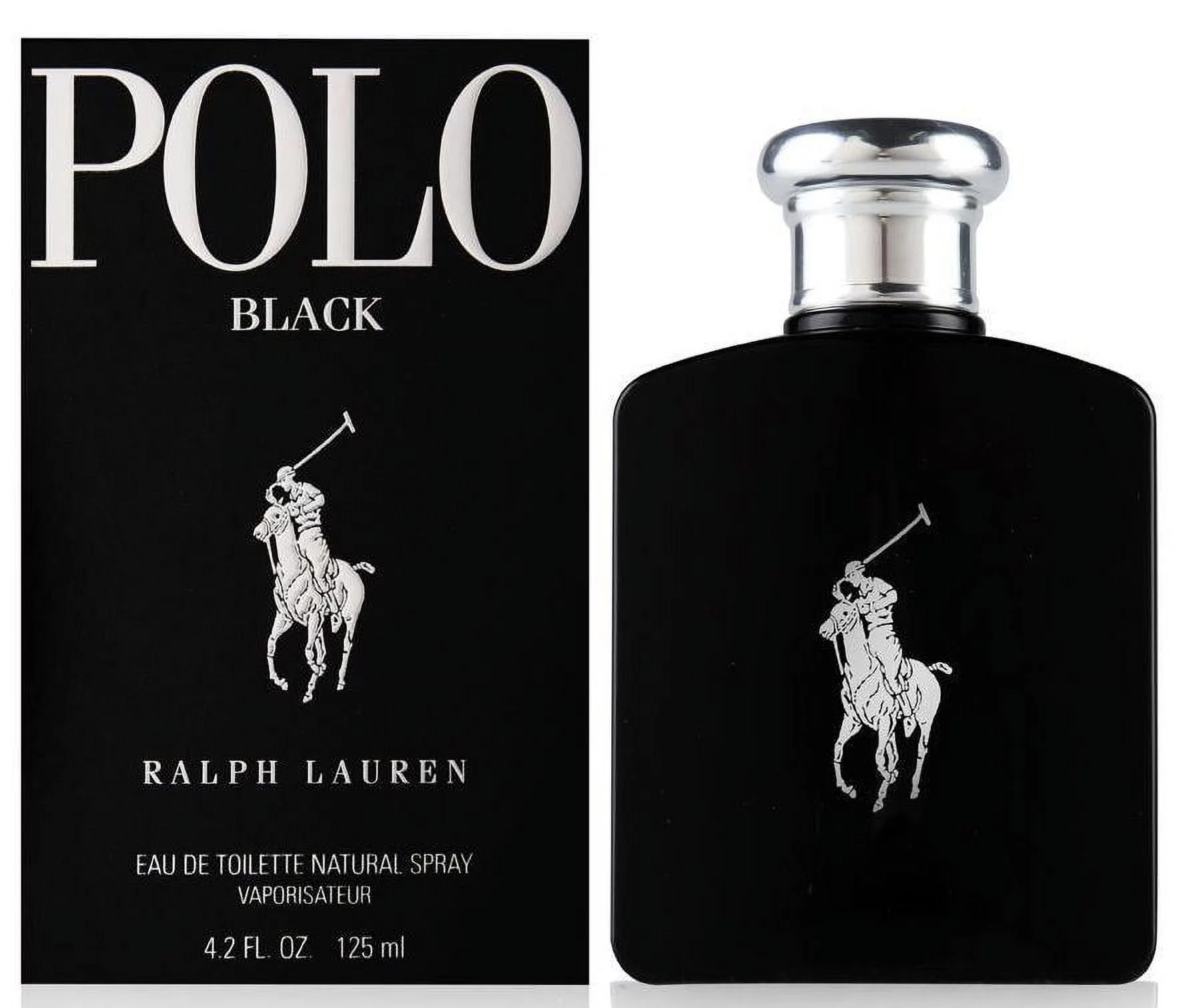 Polo Black Eau De Toilette Spray By Ralph Lauren4.2 Oz (Pack 2)