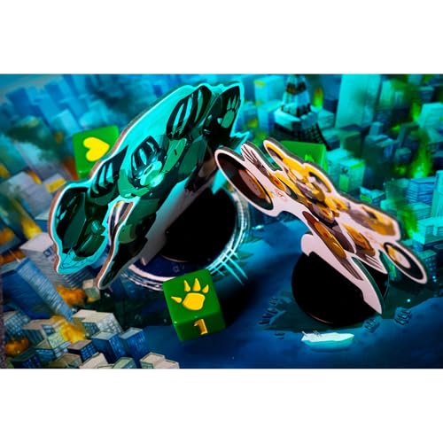 IELLO: King of Monster Island - Strategy Board Game, Sequel of The King of Line, Family Game, Play Cooperatively, Ages 10+, 1-5 Players, 60 Minutes