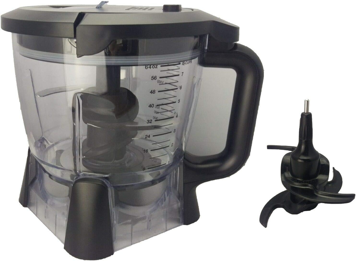 Ninja Blender Bowl 64 oz Food Processor Attachment 1200 1400 Watt BL910 BN801 BN751