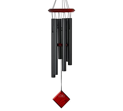 Woodstock Wind Chimes Encore Chimes of Pluto Bronze Aluminum Tubes, Small 27 - Inch, Light Sound Tuned Wind Chime for Outdoor Decor for Garden, Patio, Porch (DCB27)
