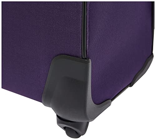 American Tourister Pop Max Softside Luggage with Spinner Wheels, Purple, 3-Piece Set (21/25/29)
