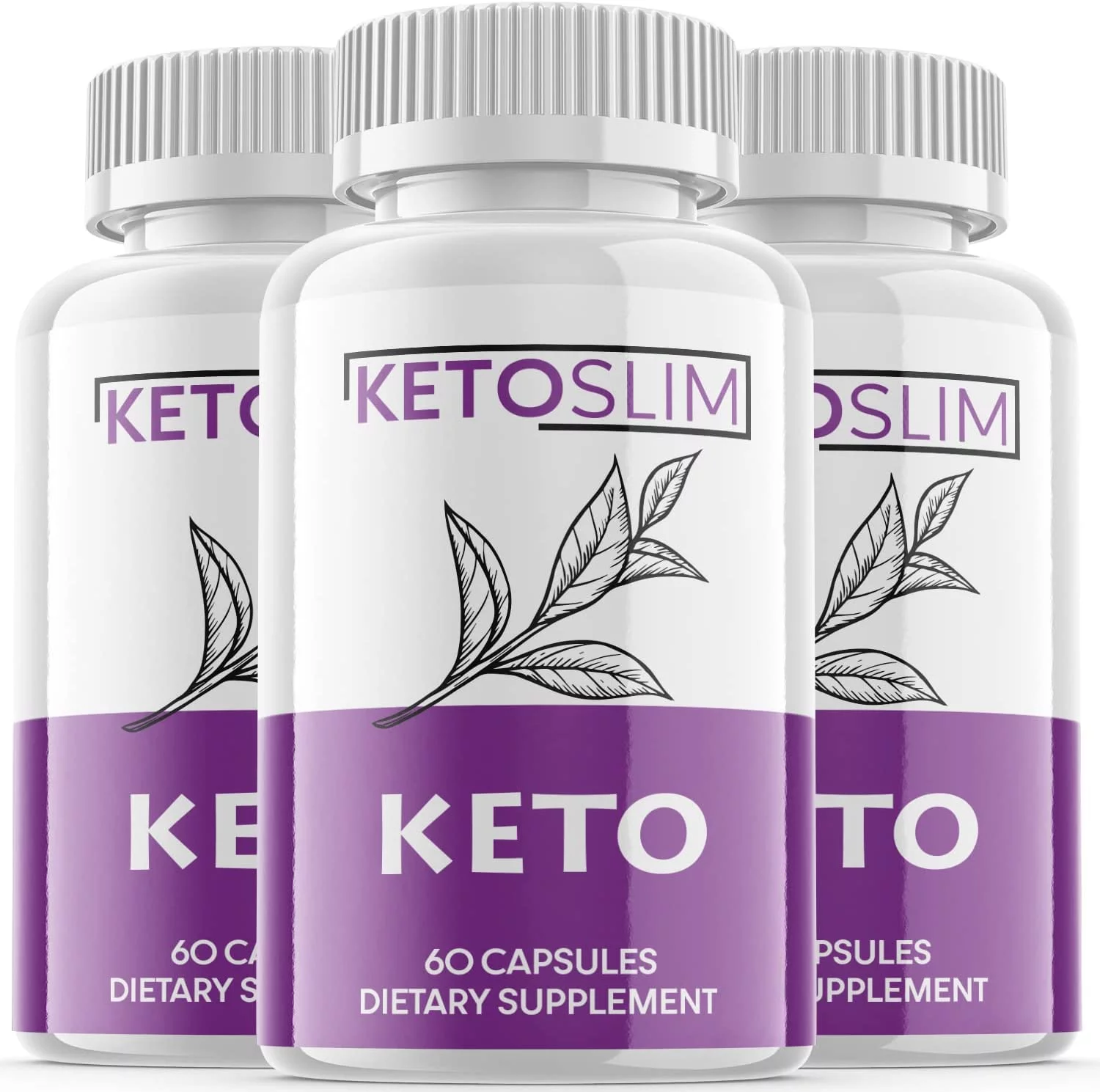 (3 Pack) Keto Slim - Keto Weight Loss Formula - Energy & Focus Boosting Dietary Supplements for Weight Management & Metabolism - Advanced Fat Burn Raspberry Ketones Pills - 180 Capsules