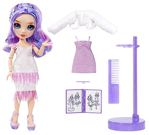 Rainbow High Fantastic Fashion Violet Willow - Purple 11” Fashion Doll and Playset with 2 Complete Doll Outfits, and Fashion Play Accessories, Great Gift for Kids 4-12 Years Old