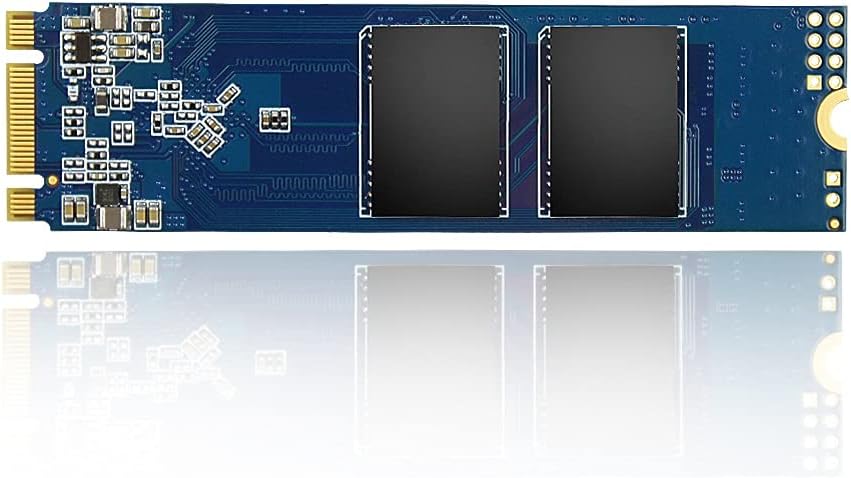 XrayDisk 1TB SSD with SLC Cache 3D NAND TLC M.2 2280 SATA III 6Gb/s Internal Solid State Drive SSD (Read/Write Speed up to 530/480 MB/s) 1000GB Compatible with Laptop & PC Desktop (1TB, A-Black) Pack of 2