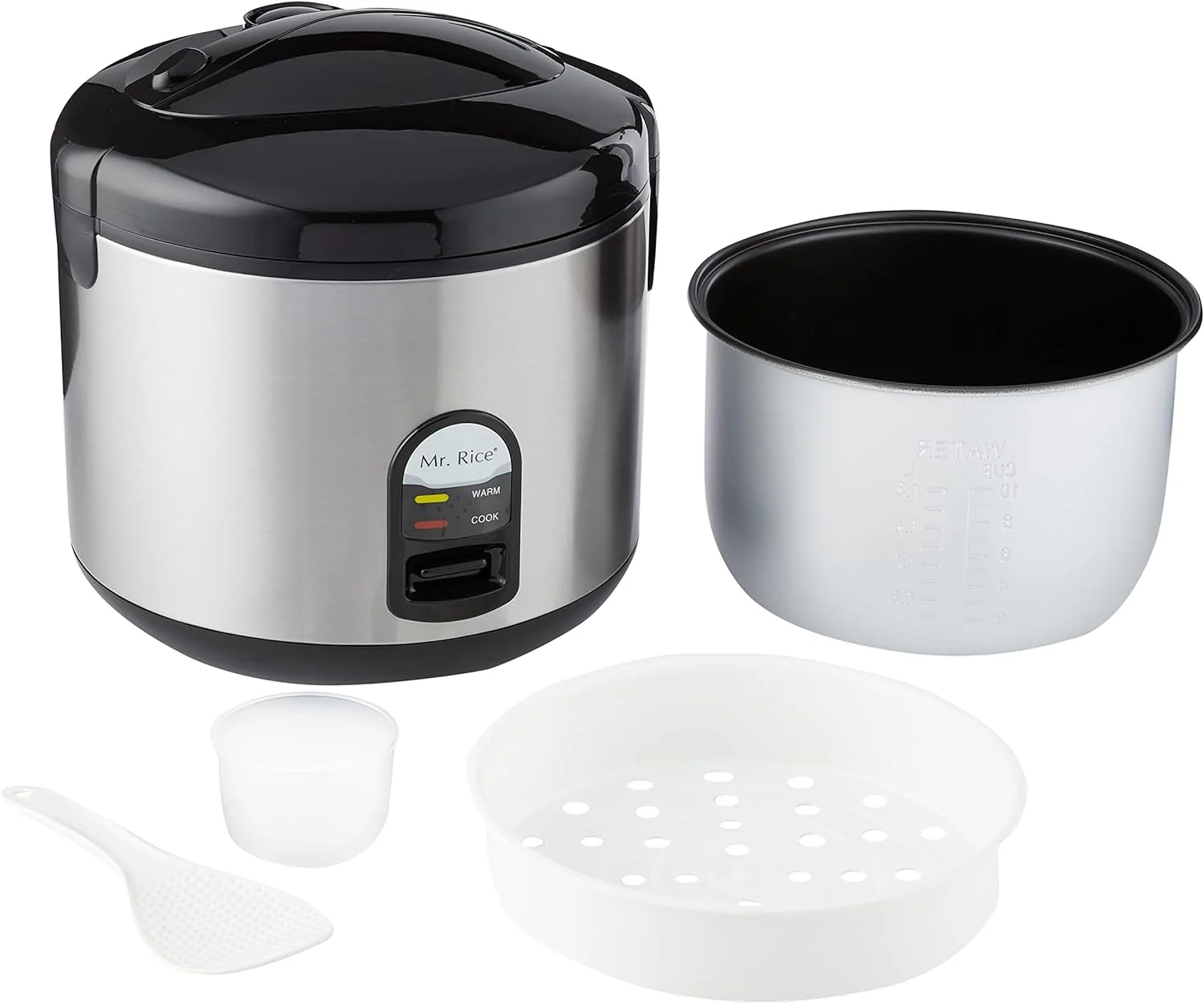 10 Cups Rice Cooker With Stainless Body