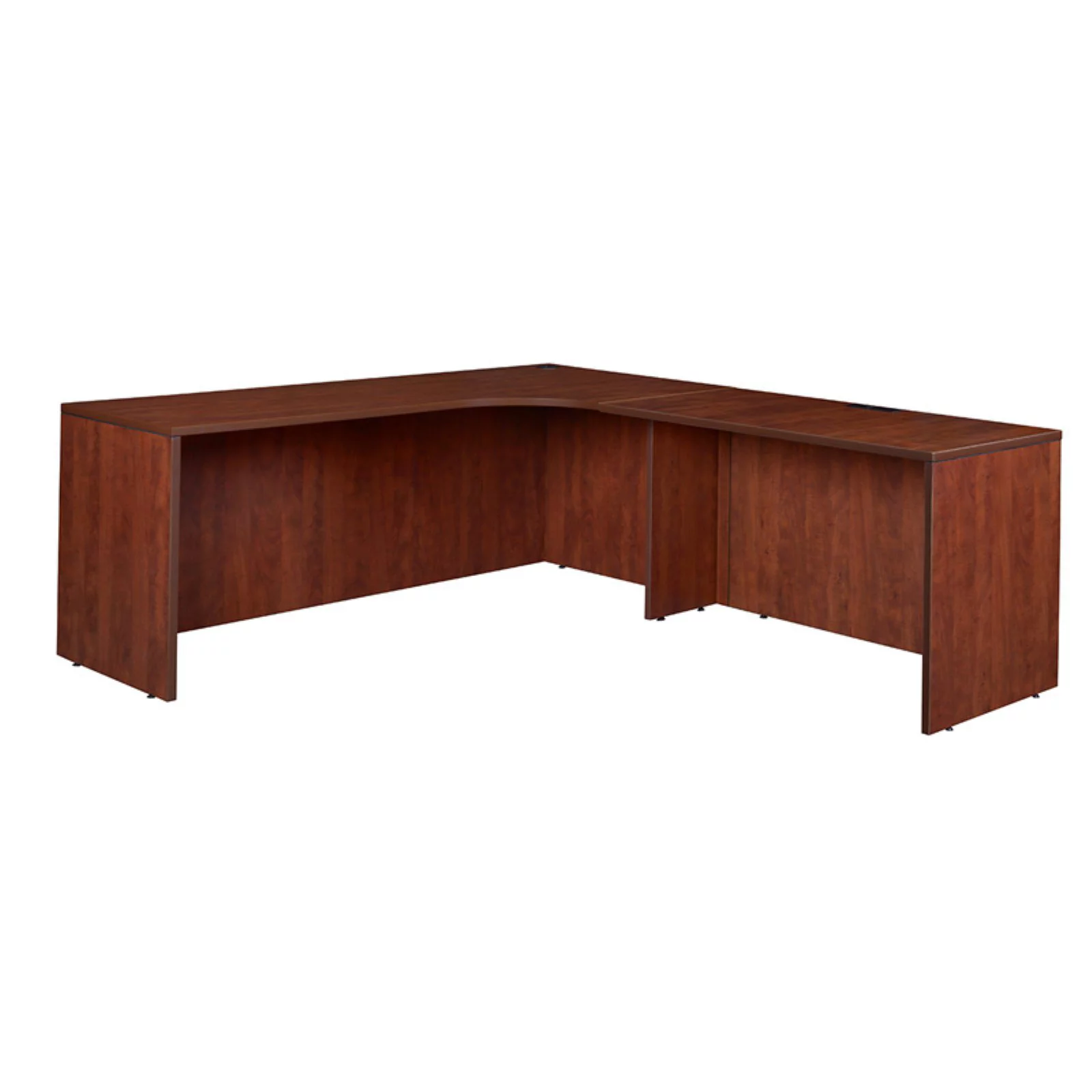 Regency  71 in. Legacy Right Corner Credenza Shell with 47 in. Return Shell, Mahogany