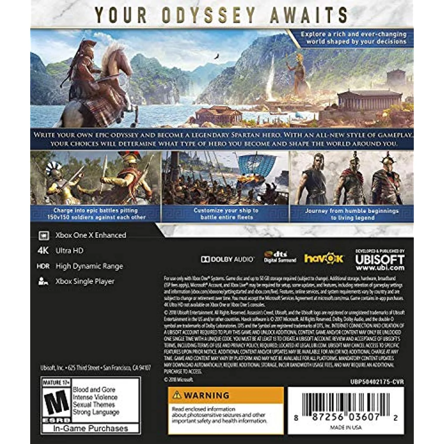 Assassins Creed Odyssey Standard Edition - Xbox One
