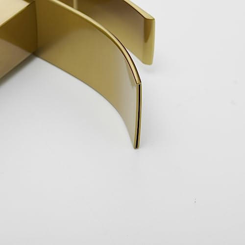 BWE Vessel Sink Faucet Modern Waterfall Chrome Single Hole Bathroom Faucet Single Handle with Pop up Drain Without Overflow Assembly Vanity Basin Bath Sink Faucets Mixer Tap