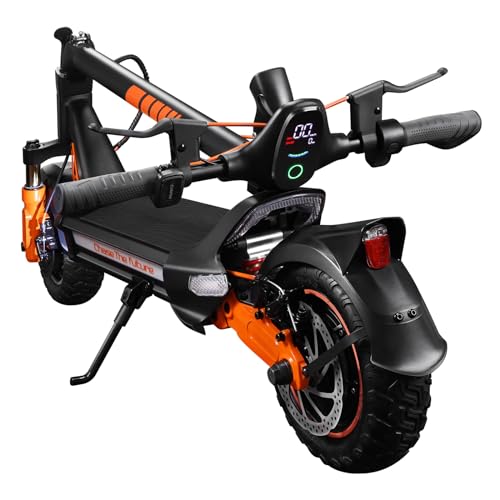 Electric Scooter Dual Motor, Peak 3200W, Up to 40 Miles Long Range/MAX Speed 31 Mph, 10.5'' Off Road Tires with 1152Wh Battery & Dual Suspension Commuting Fast E-Scooter, Option Seat