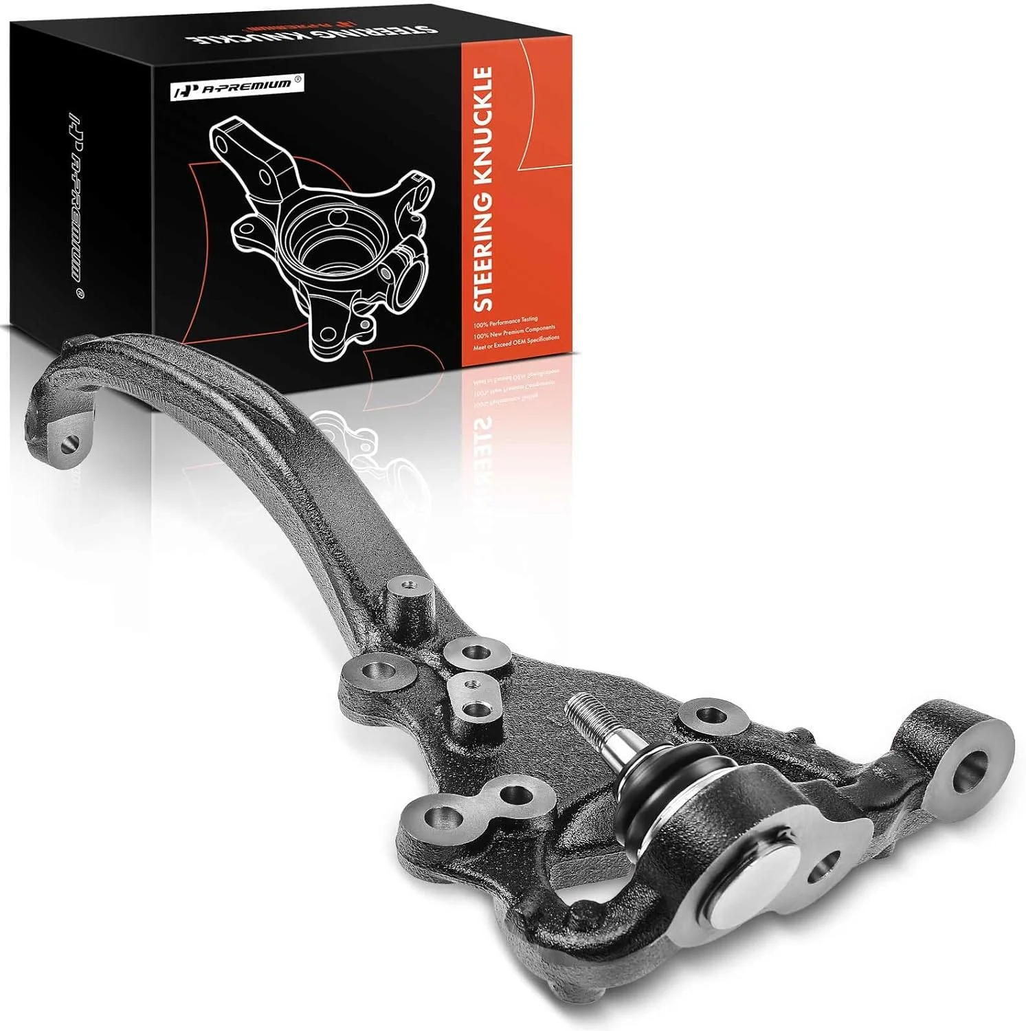 A-Premium Front Suspension Steering Knuckle Compatible with Chrysler 300 2012-2021, Dodge Challenger 2012-2021, Charger 2012-2021, Left Driver Side, Replace # 05168421AF